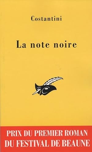 Imagen del vendedor de La note noire - Morena Costantini a la venta por ChouetteCoop