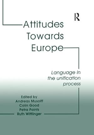 Seller image for Attitudes Towards Europe for sale by Rarewaves.com USA