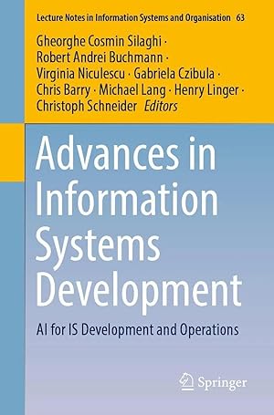 Immagine del venditore per Advances in Information Systems Development | AI for IS Development and Operations venduto da preigu