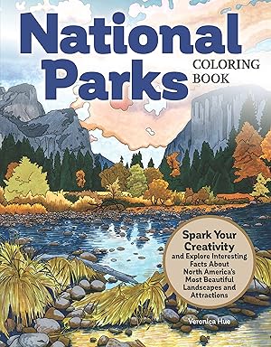 Seller image for National Parks Coloring Book: Spark Your Creativity and Explore Interesting Facts About North America's Most Beautiful Landscapes and Attractions (Design Originals) 32 Designs on Perforated Pages for sale by Zoom Books East