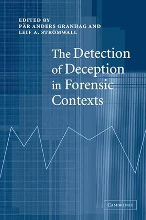 Image du vendeur pour The Detection of Deception in Forensic Contexts mis en vente par preigu