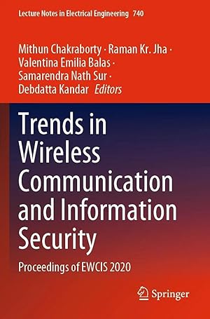 Bild des Verk�ufers f�r Trends in Wireless Communication and Information Security | Proceedings of EWCIS 2020 zum Verkauf von preigu