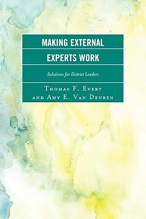 Imagen del vendedor de Making External Experts Work a la venta por preigu