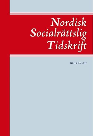 Immagine del venditore per Nordisk Socialr�ttslig Tidskrift 15-16, 2017 venduto da preigu
