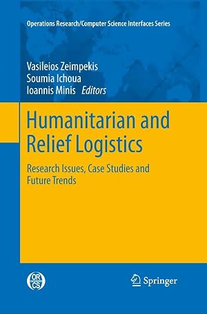 Imagen del vendedor de Humanitarian and Relief Logistics | Research Issues, Case Studies and Future Trends a la venta por preigu