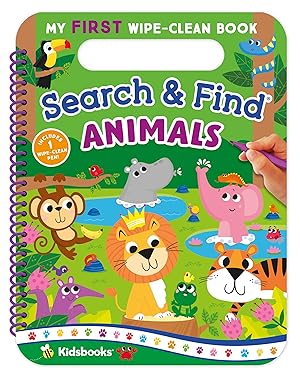 Immagine del venditore per My First Wipe-Clean Book: Search & Find Animals-Includes Wipe-Clean Pen venduto da Greenworld Books