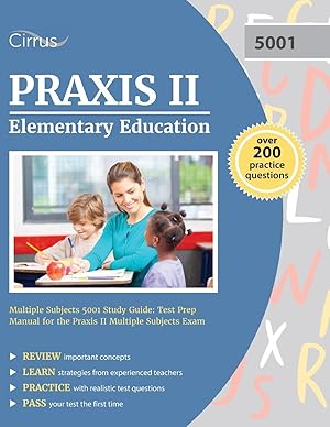 Immagine del venditore per Praxis II Elementary Education Multiple Subjects 5001 Study Guide: Test Prep Manual for the Praxis II Multiple Subjects Exam venduto da Greenworld Books