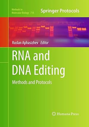 Bild des Verk�ufers f�r RNA and DNA Editing | Methods and Protocols zum Verkauf von preigu