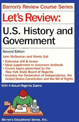Immagine del venditore per Let's Review: U.S. History and Government (Barron's Review Course Series) venduto da Greenworld Books