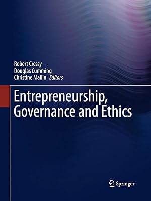 Bild des Verk�ufers f�r Entrepreneurship, Governance and Ethics zum Verkauf von preigu