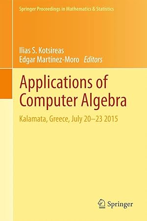 Bild des Verk�ufers f�r Applications of Computer Algebra | Kalamata, Greece, July 20-23 2015 zum Verkauf von preigu