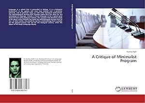 Imagen del vendedor de A Critique of Minimalist Program a la venta por preigu