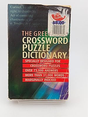 Immagine del venditore per The Greenwich Crossword Puzzle Dictionary venduto da Book Express (NZ)