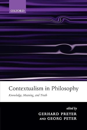 Seller image for Contextualism in Philosophy | Knowledge, Meaning, and Truth for sale by preigu