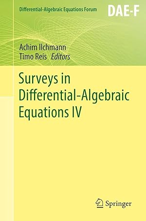 Bild des Verk�ufers f�r Surveys in Differential-Algebraic Equations IV zum Verkauf von preigu