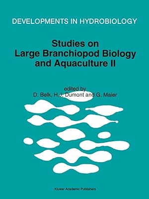 Imagen del vendedor de Studies on Large Branchiopod Biology and Aquaculture II a la venta por preigu