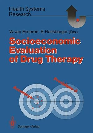 Imagen del vendedor de Socioeconomic Evaluation of Drug Therapy a la venta por preigu