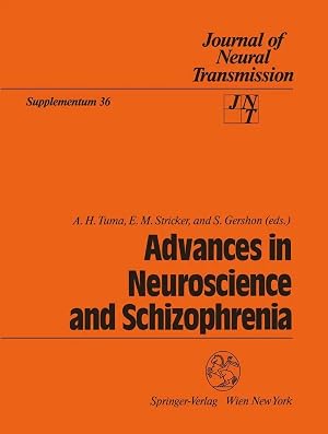 Bild des Verk�ufers f�r Advances in Neuroscience and Schizophrenia zum Verkauf von preigu