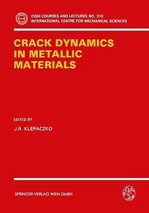 Imagen del vendedor de Crack Dynamics in Metallic Materials a la venta por preigu