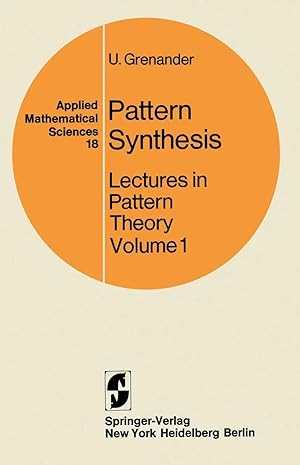 Imagen del vendedor de Pattern Synthesis | Lectures in Pattern Theory a la venta por preigu