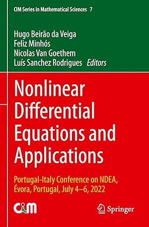 Bild des Verk�ufers f�r Nonlinear Differential Equations and Applications | Portugal-Italy Conference on NDEA, �vora, Portugal, July 4-6, 2022 zum Verkauf von preigu