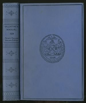 Bild des Verkufers fr Valentine's Manual Of Old New York 1924 zum Verkauf von Between the Covers-Rare Books, Inc. ABAA