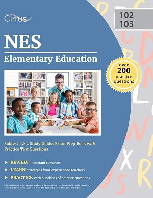 Bild des Verk�ufers f�r NES Elementary Education Subtest 1 & 2 Study Guide: Exam Prep Book with Practice Test Questions zum Verkauf von Goodwill Books
