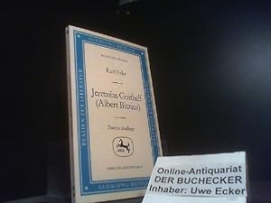 Imagen del vendedor de Jeremias Gotthelf : (Albert Bitzius). Sammlung Metzler ; M 60 : Abt. D, Literaturgeschichte a la venta por Der Buchecker