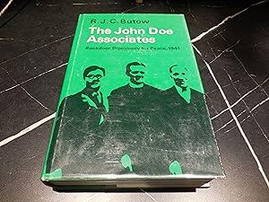 Seller image for The John Doe Associates: Backdoor Diplomacy for Peace, 1941 for sale by Veronica's Books