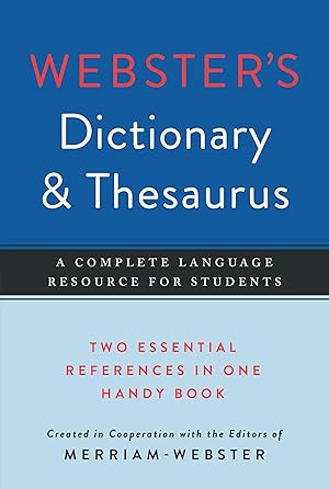 Seller image for Webster's Dictionary & Thesaurus, Newest Edition for sale by Zoom Books East