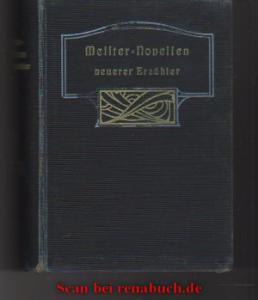 Imagen del vendedor de Meister-Novellen neuerer Erz�hler a la venta por Antiquariat H�rter
