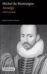 Bild des Verk�ufers f�r Montaigne, M: Assaigs : llibre primer zum Verkauf von moluna