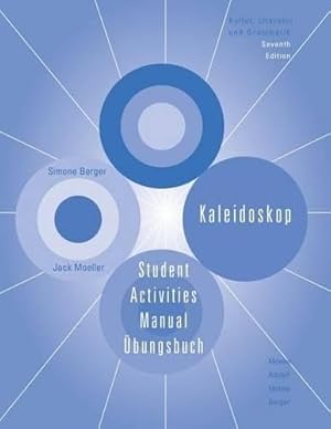 Imagen del vendedor de SAM for Moeller's Kaleidoskop: Kultur, Literatur und Grammatik, 7th a la venta por -OnTimeBooks-