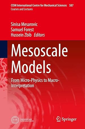 Imagen del vendedor de Mesoscale Models | From Micro-Physics to Macro-Interpretation a la venta por preigu