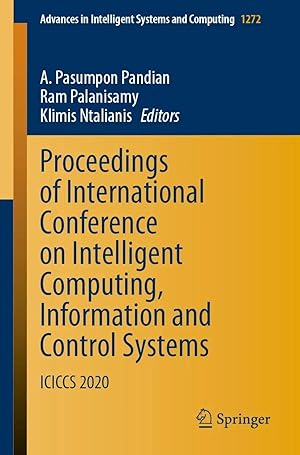 Imagen del vendedor de Proceedings of International Conference on Intelligent Computing, Information and Control Systems | ICICCS 2020 a la venta por preigu