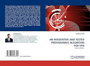 Imagen del vendedor de AN INNOVATIVE AND TESTED PROVISIONING ALGORITHM FOR VPN | COVPA MODEL a la venta por preigu