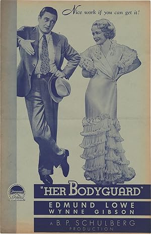 Seller image for Her Bodyguard (Original pressbook for the 1933 film) for sale by Royal Books, Inc., ABAA