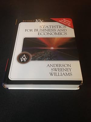 Immagine del venditore per Statistics for Business and Economics, 10th Revised Edition (Available Titles Aplia) venduto da Coas Books