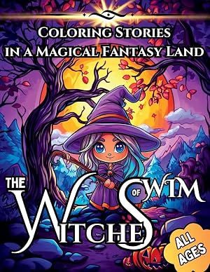 Image du vendeur pour The Witches of Wim | Coloring Stories in a Magical Fantasy Land mis en vente par preigu