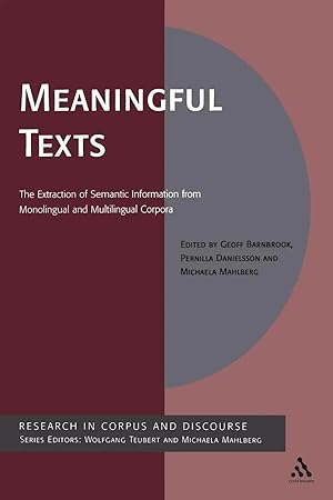 Imagen del vendedor de Meaningful Texts a la venta por preigu
