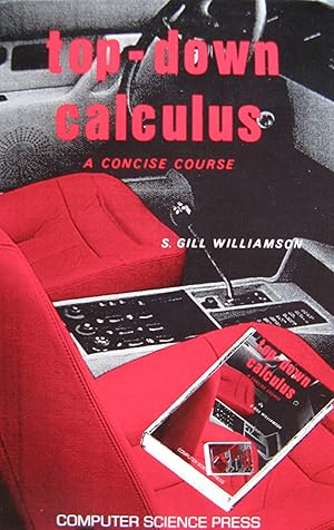 Imagen del vendedor de Top-Down Calculus: A Concise Course (Computers and Math Series) a la venta por Bay State Book Company