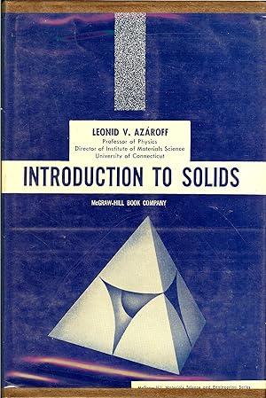 Bild des Verk�ufers f�r Introduction to solids. zum Verkauf von Equipment for Living