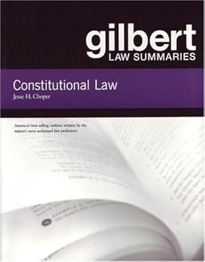 Seller image for Gilbert Law Summaries: Constitutional Law for sale by Equipment for Living