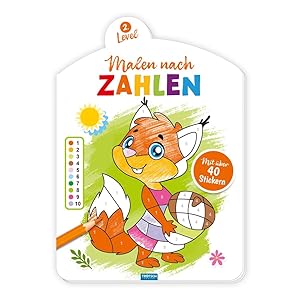 Bild des Verk�ufers f�r Tr�tsch Malen nach Zahlen 2. Level Malbuch: Malbuch Besch�ftigungsbuch Ausmalbuch zum Verkauf von Rarewaves.com USA