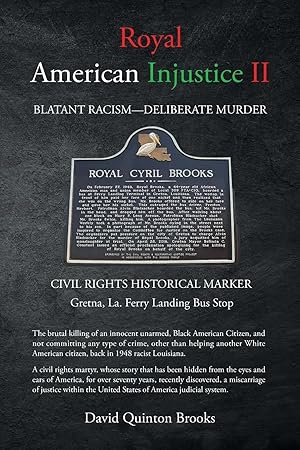 Immagine del venditore per Royal American Injustice II | BLATANT RACISM-DELIBERATE MURDER venduto da preigu