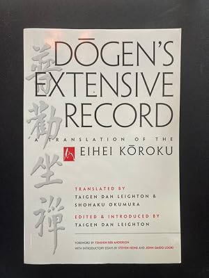 Image du vendeur pour Dogen's Extensive Record: A Translation of the Eihei Koroku mis en vente par V�rtigo Libros