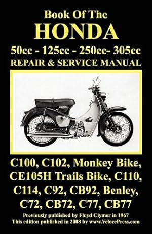 Seller image for Honda Motorcycle Manual for sale by Rarewaves.com USA