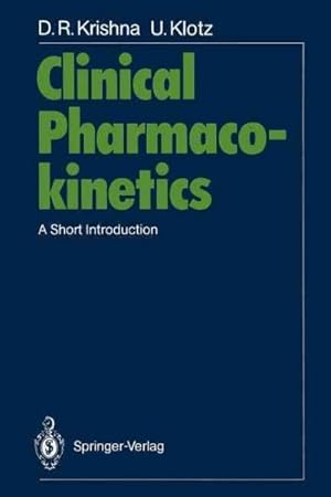 Immagine del venditore per Clinical Pharmacokinetics : A Short Introduction venduto da GreatBookPricesUK