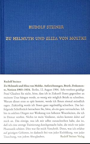 Bild des Verk�ufers f�r Zu Helmuth und Eliza von Moltke | Briefe, Aufzeichnungen, Dokumente 1903 - 1924 zum Verkauf von preigu