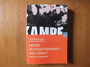 Seller image for Jugend, Rechtsextremismus und Gewalt. Analysen und Argumente. for sale by Antiquariat Sasserath